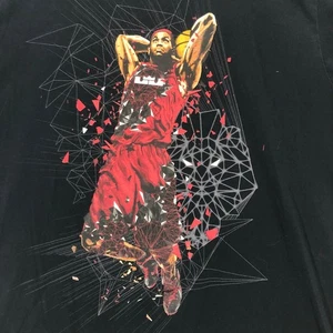Nike LeBron James Camiseta Gráfica Dri-FIT Camiseta de Baloncesto Negra Para Hombre Talla Grande - Imagen 1 de 8