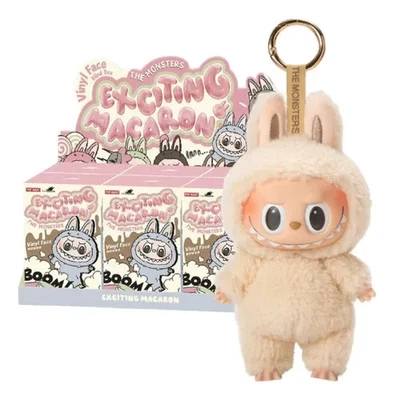 Pop Mart LaBuBu The Monsters Exciting Macaron Plush Dolls Toy - Immagine 1 di 3
