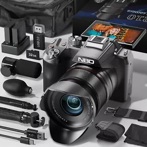 5K Digitalkameras 64MP Optischer Zoom WiFi App Steuerung 2 Akkus für Vlogging - Bild 1 von 8
