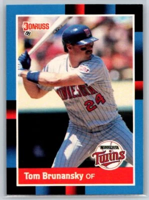 1988 Donruss #245 Tom Brunansky - Image 1 of 2