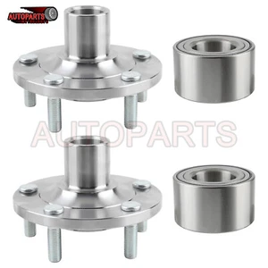 Pair(2) Front Wheel Hub & Bearing Assembly Fits 2005-13 Mazda 3  2006-10 Mazda 5 - Picture 1 of 11