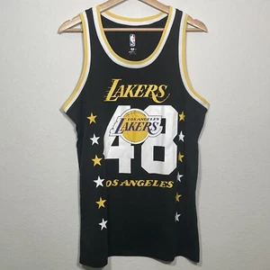 Los Angeles Lakers schwarz Polyester NBA Basketball Trikot Nummer 48 Herren Gr. Small - Bild 1 von 7