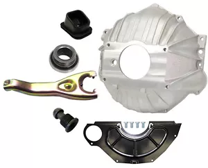 NEW CHEVY BELLHOUSING KIT,COVER,CLUTCH FORK,THROWOUT BEARING,GM,11",3899621,OEM - Picture 1 of 9