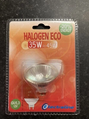 Electra Line Halogen Eco Lamp Bulb Spot Light 35w 12v Home Gu5.3 Low Energy New - Image 1 of 2