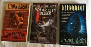 3 SF PBs: Deepdrive (Barnes), Polar City Blues (Kerr), Blood Brothers (Jablokov) - Picture 1 of 11