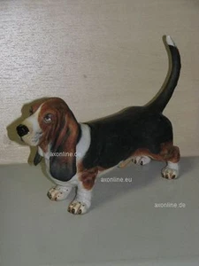 +# A015824_02 Goebel Archiv Muster Arbeitsmuster Hund Dog Basset Hound steht - Bild 1 von 1