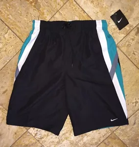 Pantaloncini da uomo Nike nero blu sportivo lungo attivo volley bauli donna nuovi con etichette $58 - Foto 1 di 2