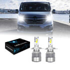 For RENAULT TRAFIC 1989+ 2x H4 Headlight Super White Xenon High Low Led Bulbs