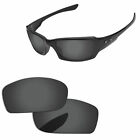 PapaViva Black Polarized Replacement Lenses For-Oakley Fives Squared Sunglasses