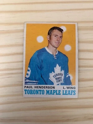 1970-71 O-Pee-Chee #217 Paul Henderson - Toronto Maple Leafs (invA1) - Image 1 of 2