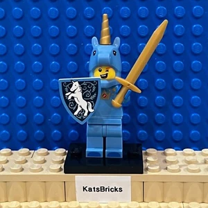 Lego CMF Serie 18 Einhorn Kerl Sammlerstück Minifigur - komplett mit Zubehör - Bild 1 von 3