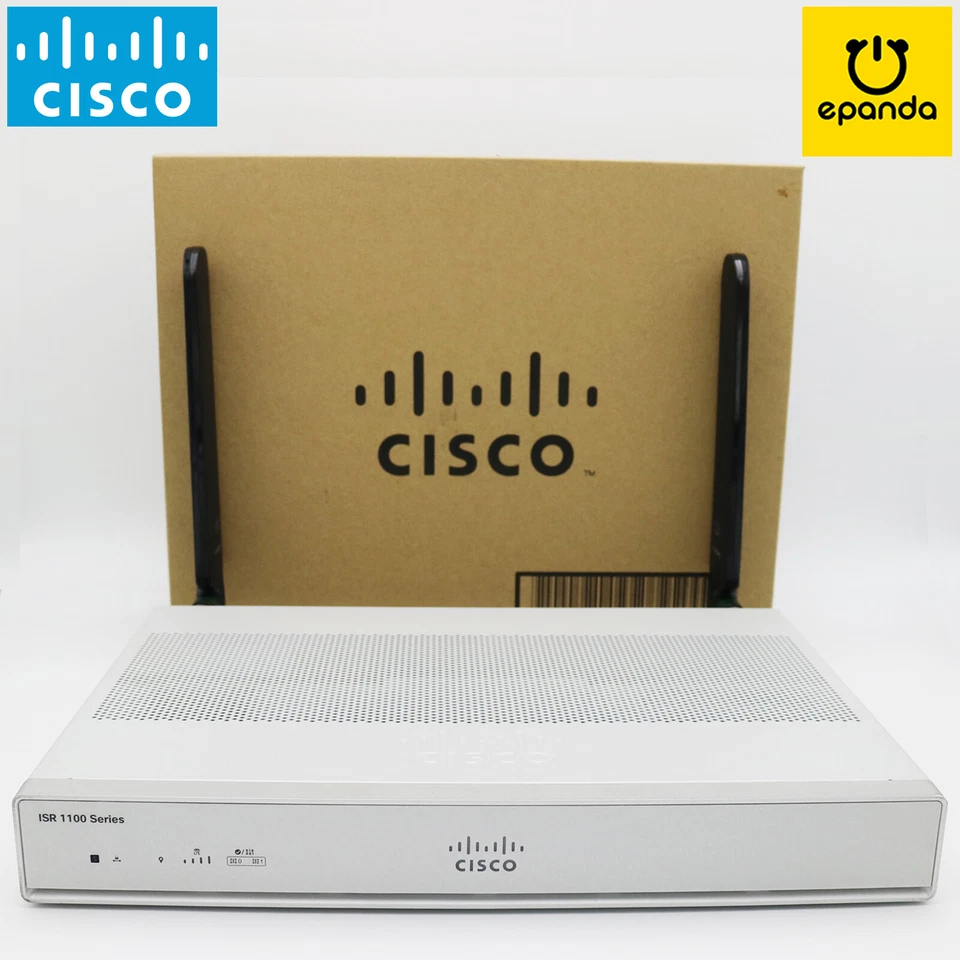 2xCisco C1117-4PLTELA w/ LTE Antenna + 66W PSU + Security License, 1Y-Wty - Image 1 of 4