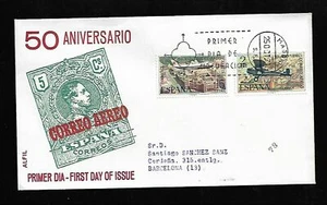 EDIFIL 2059/ 2060 ANIVERSARIO DEL CORREO AEREO SOBRE PRIMER DIA - Imagen 1 de 1