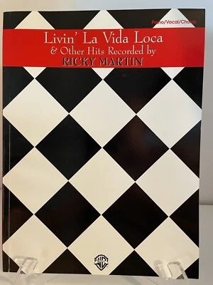 Livin’ La Vida Loca & Other Hits Ricky Martin Songbook Sheet Music Book Piano - Image 1 of 2