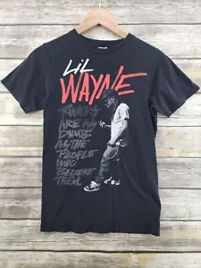 Camiseta Lil Wayne Hip Hop Rap Tour Original 2012 Negra Juvenil Pequeña S - Imagen 1 de 4