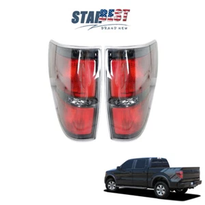 Driver+Passenger Red Tail Light Assembly For 2009-2014 Ford F-150 Pickup Halogen - Foto 1 di 9