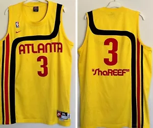 Camiseta deportiva de los Nike Atlanta Hawks de la NBA talla XL larga +2 ShaREEF #3 cosida # - Imagen 1 de 5
