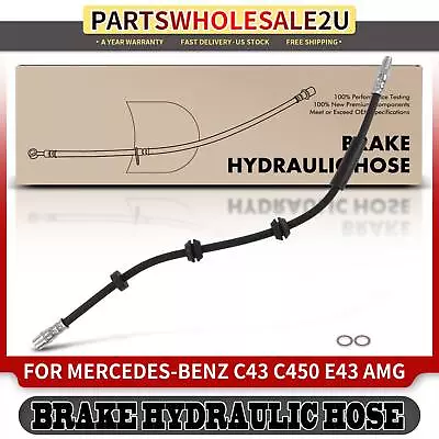 Front Left or Right Side Brake Hydraulic Hose for Mercedes-Benz C43 AMG GLC300 - Image 1 of 4