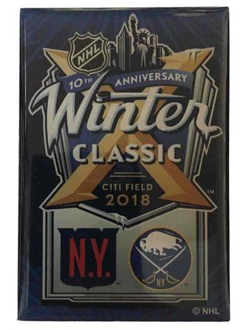 New York Rangers Buffalo Sabres 2018 Winter Classic 10th Anniversary Magnet Cover