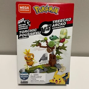 Mega Construx Pokemon Torchic Vs Treecko Wonder Builders - Picture 1 of 3