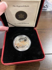 2004 Canada Fine Silver Coin The Hopewell Rocks 20 Dollars - Picture 1 of 1