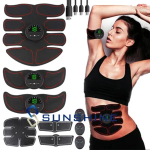 Estimulador Muscular Electro Maquina Abdominales Marcar Abdomen para Ejercicio - Picture 1 of 46