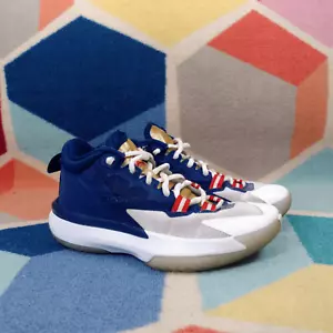 Sneakers Jordan Zion 1 Youth USA blu rosso bianco stringate DA3131-401 taglia 4,5 anni - Foto 1 di 7