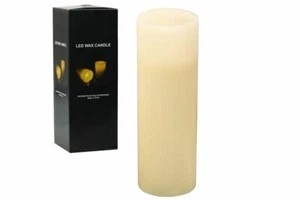 FLAMELESS LED CANDLE WARM WHITE MOVING DANCING WICK ELECTRIC CANDLES WEDDING AU - Picture 1 of 4