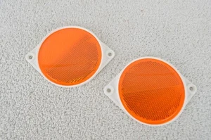 HY-KO Anschraubbar 3" Bernstein DRF-3A Orange Sicherheitsreflektor Menge 2 New Old Stock - Bild 1 von 4
