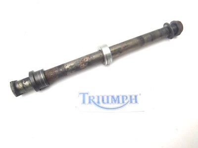 TRIUMPH STREET TRIPLE 675 R REAR WHEEL SPINDLE AXLE & SPACERS AS SHOWN 2009 - Image 1 of 4