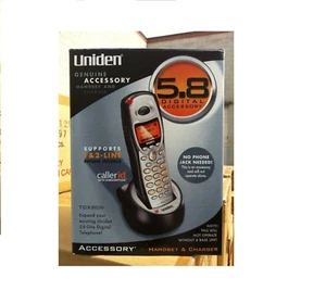 uniden 5.8 ghz 2 line cordless phone replacement handset for tru8866 tcx860 - Picture 1 of 1