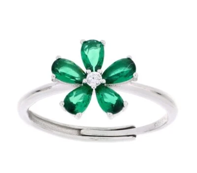 Urania Preziosi Anello Princessa SIVIGLIA in argento pietre preziose e brillanti - Immagine 1 di 3