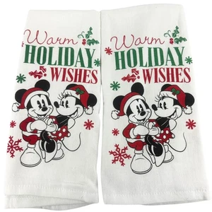 Weihnachten Deko Küchentuch 100% Baumwolle verspielt festlich 16x26 - Bild 1 von 3