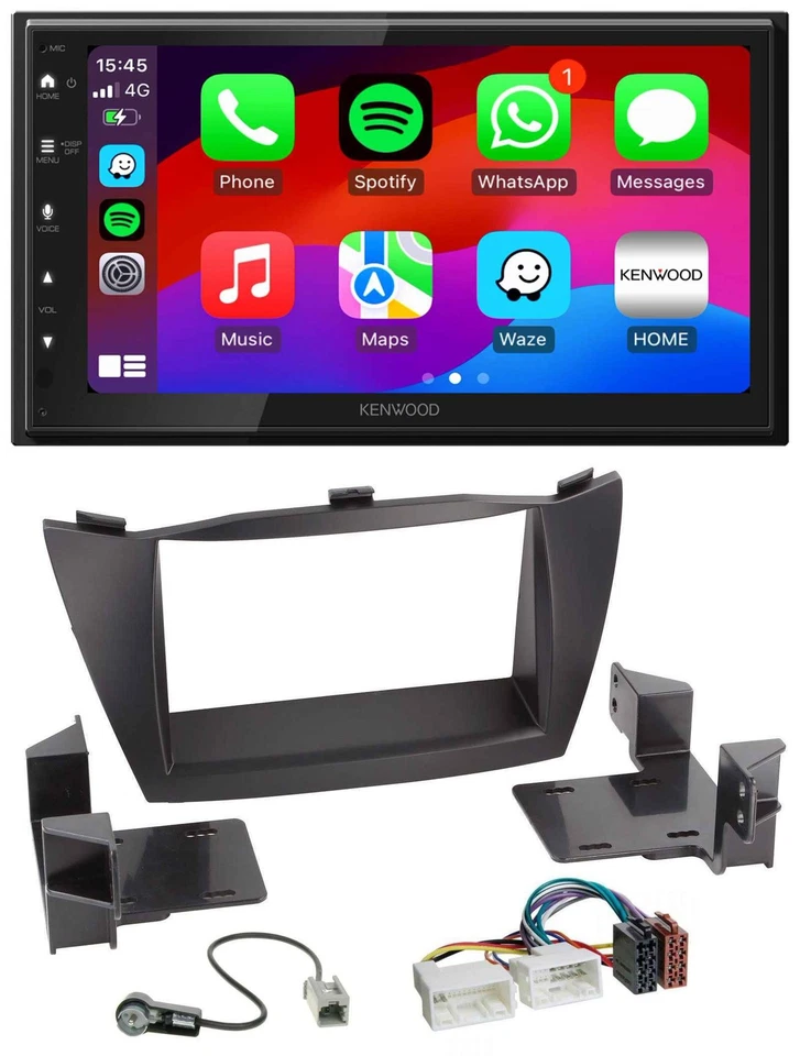 Kenwood MP3 USB DAB 2DIN Bluetooth Autoradio für Hyundai ix35 (2010-2013) - Bild 1 von 4