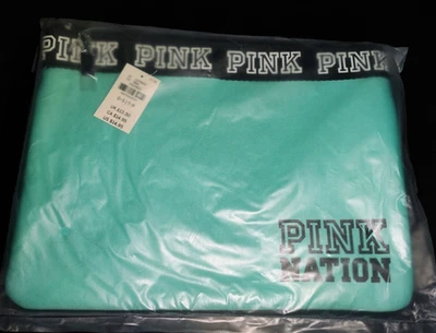 Traje de baño Victoria's Secret ROSA Nation azul verdoso bolsa de viaje/cartera de mano/bolsa cremallera Foto 1 de 2