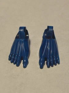 ToyBiz Marvel Beast 1996 macho/mujer pies de animales azules forraje personalizado X-Men - Imagen 1 de 7