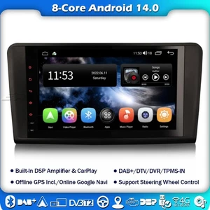 8-Kern 9"Android 14 Autoradio für Mercedes ML/GL Klasse X164 Navi CarPlay DAB+4G - Bild 1 von 12