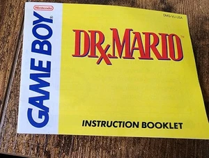 Folleto de instrucciones vintage de NES Dr Mario - Imagen 1 de 1
