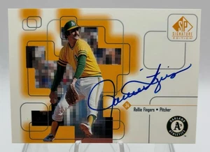 1999 Upper Deck SP Signature Edition Rollie Fingers Autograph Baseball Card - Picture 1 of 2