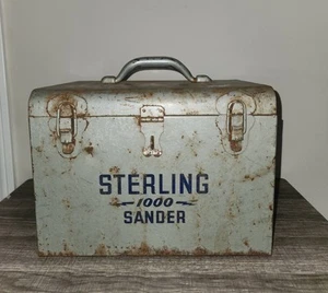 Vintage Sterling 1000 Power Pad Sander Original Metal Carrying Case (Case Only) - Picture 1 of 7