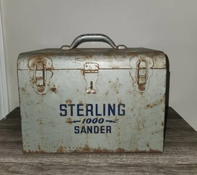 Vintage Sterling 1000 Power Pad Sander Original Metal Carrying Case (Case Only) - Image 1 of 4