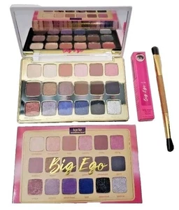 Tarte Big Ego Eyeshadow Palette 18 Shades, Brush & Mascara Set ALL NEW - Picture 1 of 8