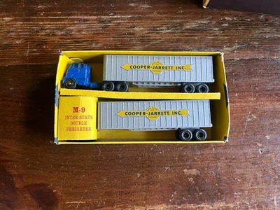 Vintage Matchbox Double Freighters Cooper-Jarrett inc.  M-9 Major Pack Boxed - Image 1 of 4