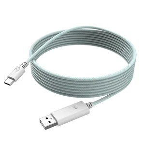 Gamesir USB-C Cable for G7 SE, G7, T4 Kaleid (White & Cyan) - Picture 1 of 12