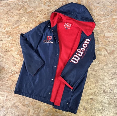 Vintage Wilson Chicago Usa Jacket Tennis Mens XL Waterproof Fleece Lined Japan - Image 1 of 4