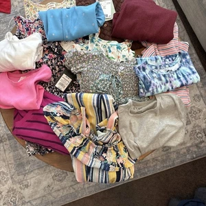 Lot 15+ Most Are NWT Girls Size 7-8 Dresses Tops Sweatsuit And More Pls See Pic. - Picture 1 of 21