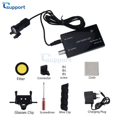 Faro quirúrgico dental 5W LED para lupas binoculares lupa Foto 1 de 4