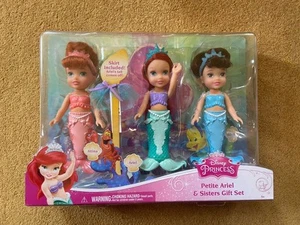 Disney Prinzessin Petite Arielle & Schwestern 3 Puppen Set Die kleine Meerjungfrau Neu in OVP Jakks - Bild 1 von 6