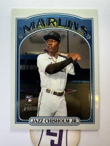 2021 Topps Heritage High Number Chrome #665 Jazz Chisholm Jr 917/999 RC - Bild 1 von 3