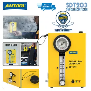 Automotive EVAP Smoke Machine Car Pipe Vacuum Leak Detector Tester Portable Mini - Picture 1 of 12